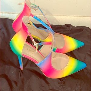 Colorful pointy Heels